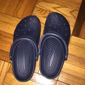Navy Blue Crocs